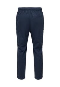 Only & Sons Spodnie materiałowe 22024966 Granatowy Tapered Fit. Kolor: niebieski. Materiał: bawełna #7