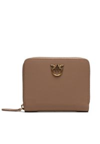 Pinko - PINKO Portfel Taylor Zip Around AI 23-24 PCPL 100249 A0F1 Brązowy. Kolor: brązowy. Materiał: skóra #1