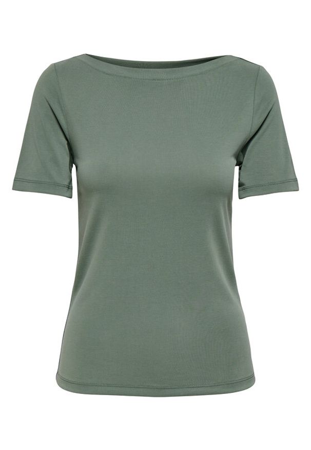 only - ONLY T-Shirt Free 15367559 Zielony Regular Fit. Kolor: zielony. Materiał: syntetyk