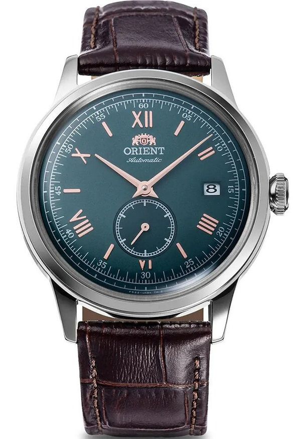 orient - Zegarek męski Orient RA-AP0102E30B brązowy. Kolor: brązowy