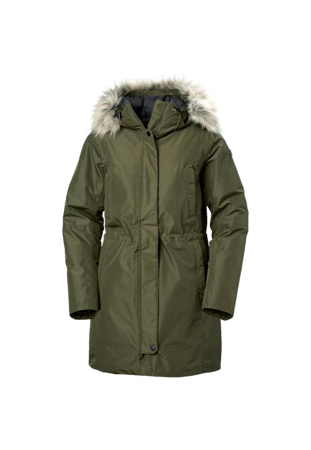 Parka damska Helly Hansen Senja. Kolor: zielony. Sezon: zima. Styl: elegancki