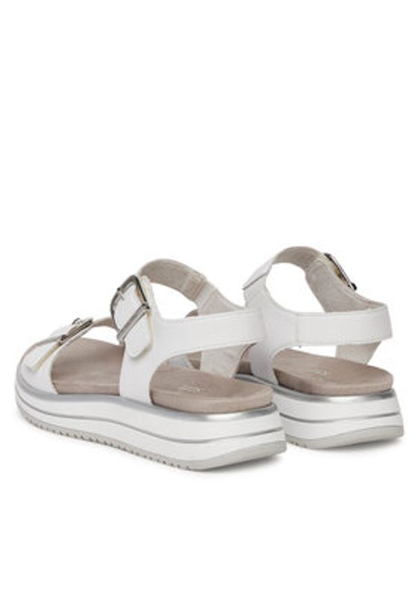 Remonte Sandały D1J51-81 Biały. Kolor: biały. Materiał: skóra