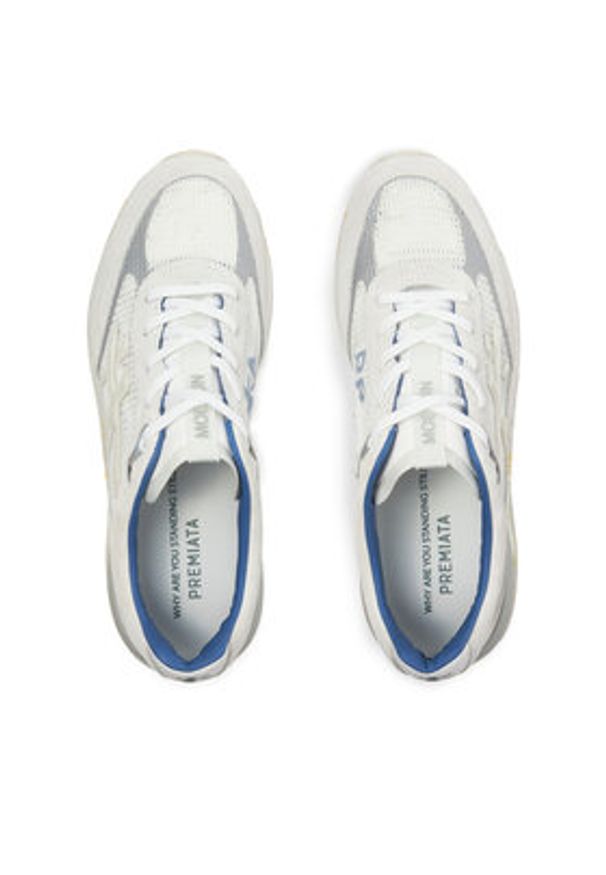 Premiata Sneakersy Moerun VAR 6732 Écru. Materiał: materiał