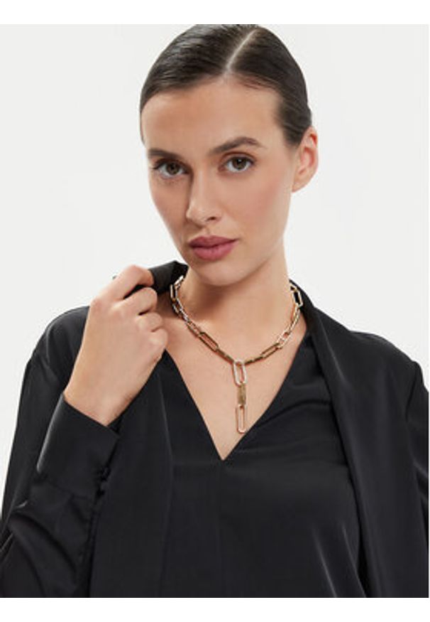 Fossil Naszyjnik JF04583710 Złoty. Materiał: metalowe. Kolor: złoty