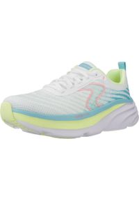 skechers - Buty SKECHERS DLUX VAPOR COOL BREEZE Biały. Kolor: biały. Materiał: materiał #1