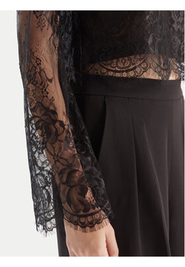 BARDOT - Bardot Bluzka Antonelle 60127TB Czarny Regular Fit. Kolor: czarny. Materiał: syntetyk