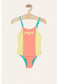 Pepe Jeans - Strój kąpielowy dziecięcy Arco 128-178 cm. Kolor: miętowy. Materiał: materiał, poliamid, elastan #1
