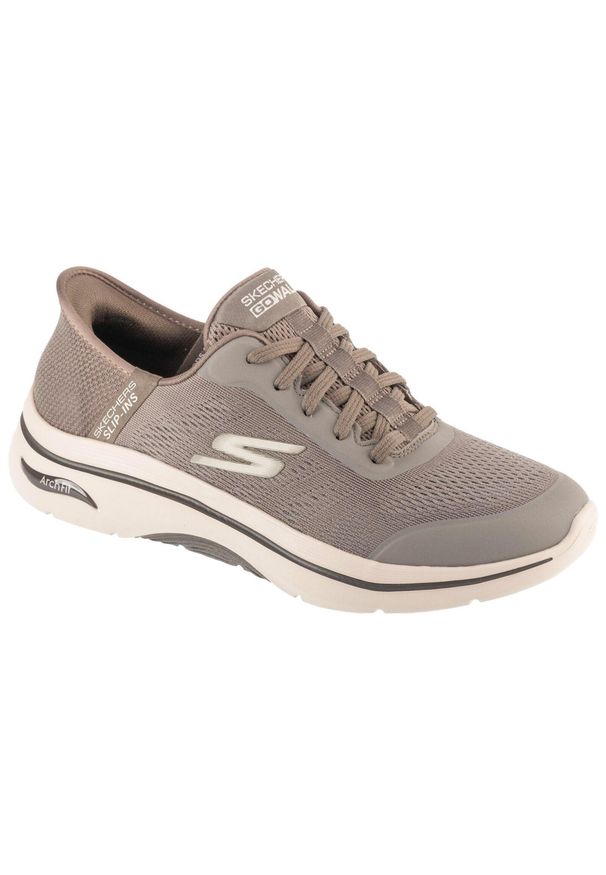 skechers - Buty sportowe męskie, Slip-ins: Arch Fit 2.0 - Simplicity 2. Kolor: brązowy