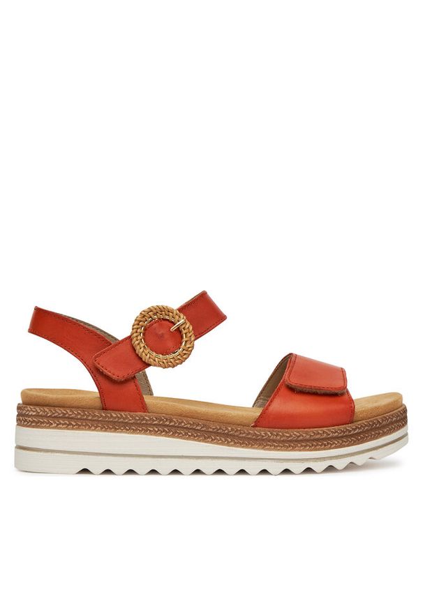 Sandały Remonte. Kolor: pomarańczowy