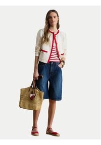 Lauren Ralph Lauren - LAUREN RALPH LAUREN Szorty jeansowe 200P13594001 Niebieski Wide Leg. Kolor: niebieski. Materiał: bawełna #4