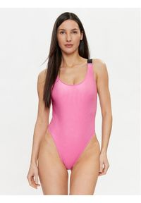 Calvin Klein Swimwear Strój kąpielowy KW0KW02393 Różowy. Kolor: różowy. Materiał: syntetyk #1