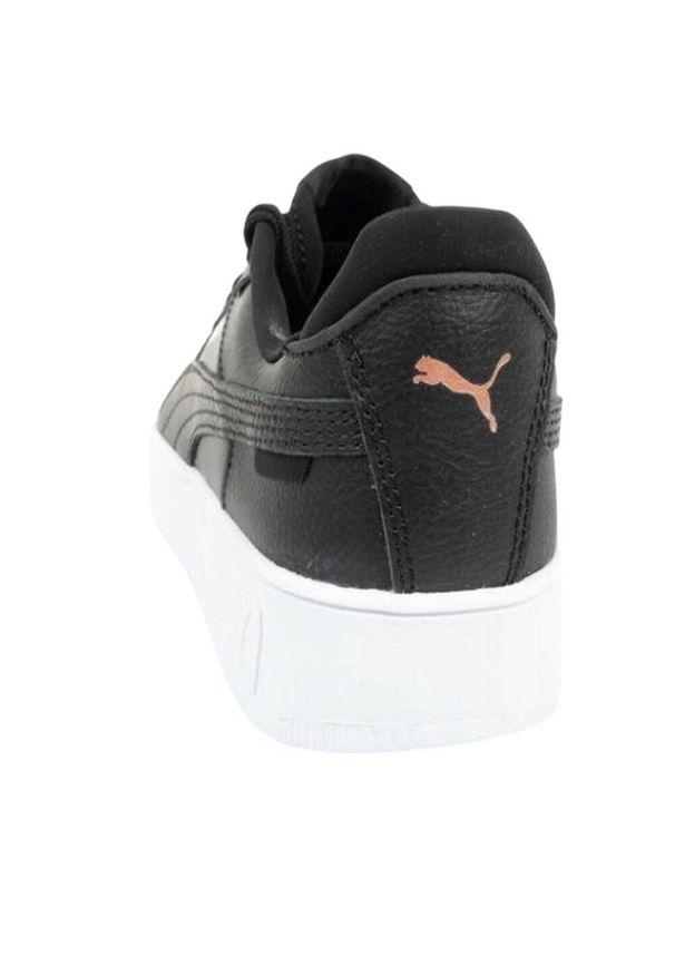 Puma - Damskie Skórzane Buty Sportowe Carina Street. Kolor: czarny, biały, wielokolorowy. Materiał: skóra. Styl: street, sportowy