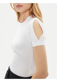 Calvin Klein T-Shirt K20K207322 Biały Slim Fit. Kolor: biały #4