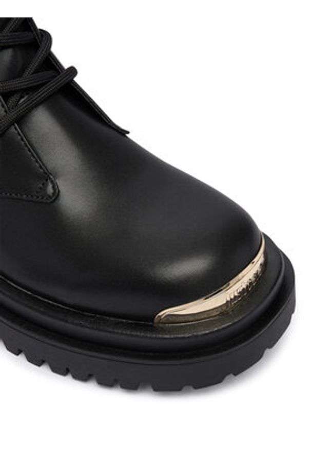 Just Cavalli Trapery 79RA3S93 ZSD53 Czarny. Kolor: czarny. Materiał: skóra