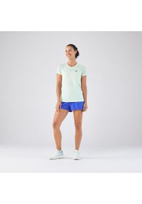 KUIKMA - Koszulka tenisowa damska Artengo Light. Kolor: niebieski, zielony, wielokolorowy. Materiał: poliamid, poliester, materiał. Sport: tenis