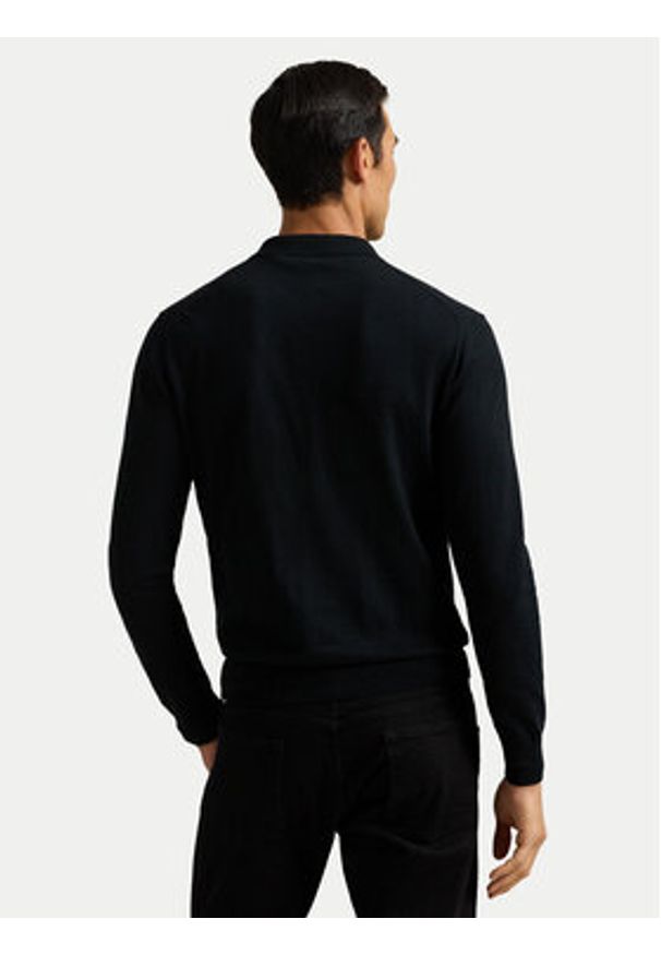 Polo Ralph Lauren Polo 710961338001 Czarny Regular Fit. Typ kołnierza: polo. Kolor: czarny. Materiał: bawełna