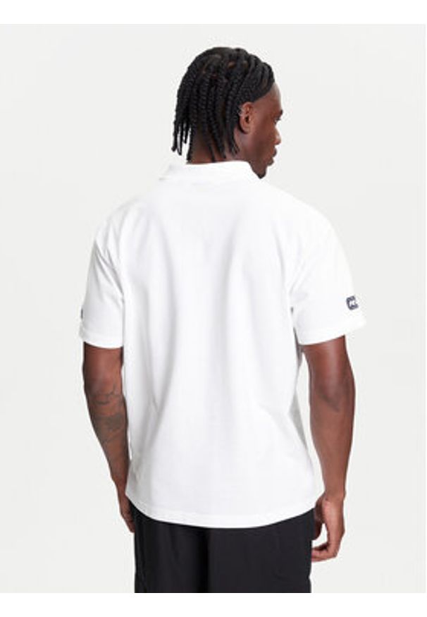 Pepe Jeans Polo Red Bull Racing Moto Panel RM540017 Biały Regular Fit. Typ kołnierza: polo. Kolor: biały. Materiał: bawełna