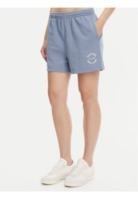TOMMY HILFIGER - Tommy Hilfiger Szorty sportowe UW0UW05794 Niebieski Regular Fit. Kolor: niebieski. Materiał: bawełna