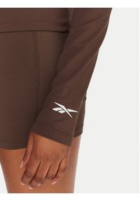 Reebok Koszulka techniczna Reebok X Ewa Chodakowska RK25316CCW Brązowy Slim Fit. Kolor: brązowy. Materiał: syntetyk #10