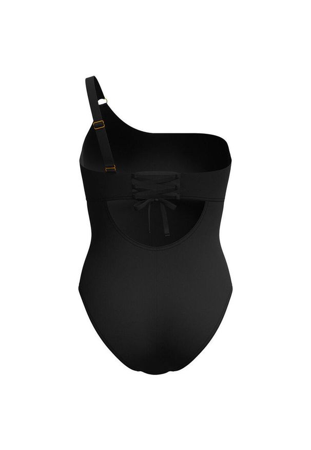 Speedo - Asymetryczny Jednoczęściowy Kostium Kąpielowy Dla Kobiet. Kolor: czarny