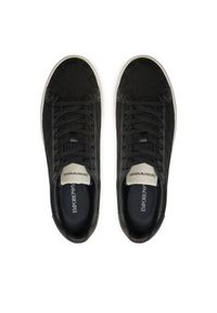 Emporio Armani Sneakersy X4X316 XM741 K001 Czarny. Kolor: czarny. Materiał: materiał #5