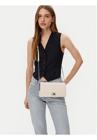 Calvin Klein Torebka K60K612806 Écru. Materiał: skórzane