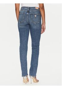 Guess Jeansy WBGA08 D4LT0 Niebieski Straight Fit. Kolor: niebieski