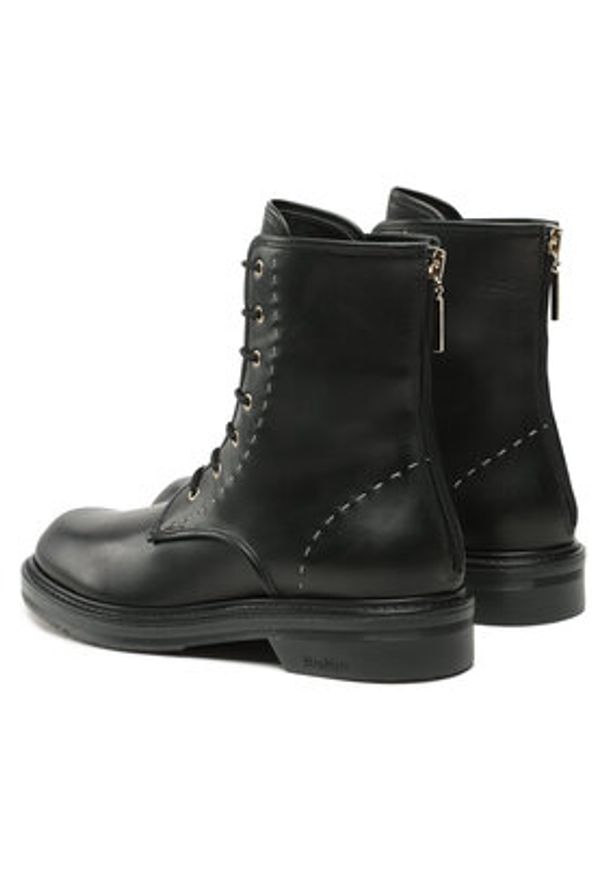 Max Mara Trzewiki Urbancompact 2347960137600 Czarny. Kolor: czarny. Materiał: skóra