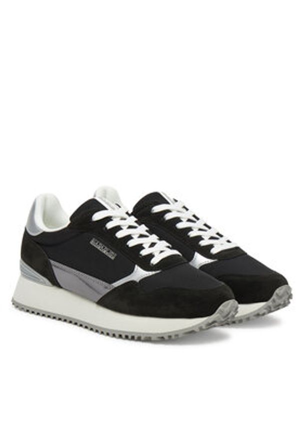 Napapijri Sneakersy Astra Platform NP0A4IQB Czarny. Kolor: czarny. Materiał: materiał. Obcas: na platformie