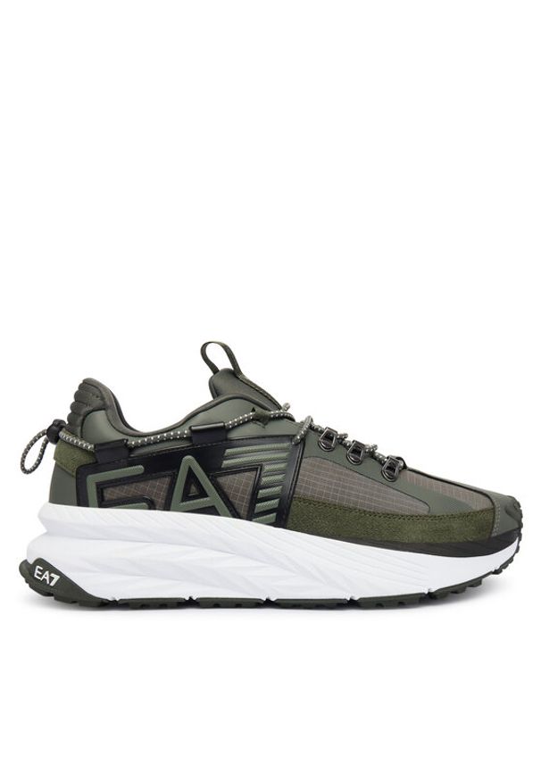 EA7 Emporio Armani Sneakersy 7X000352 AF18833 MZ150 Czarny. Kolor: czarny. Materiał: materiał