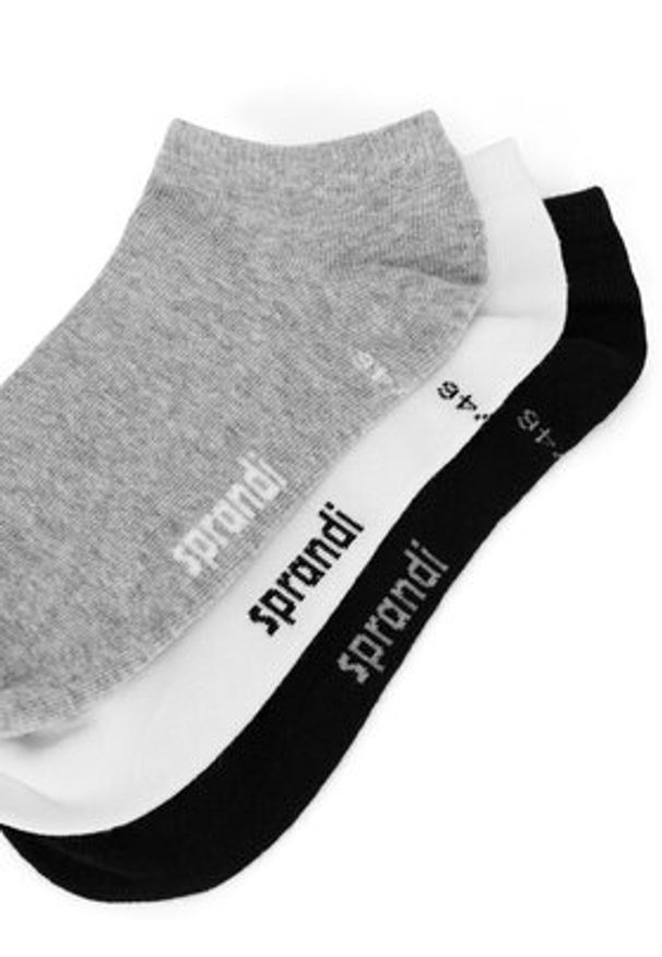 Sprandi Zestaw 3 par niskich skarpet męskich 0MB-002-SS24 (3-pack) Kolorowy. Materiał: bawełna. Wzór: kolorowy