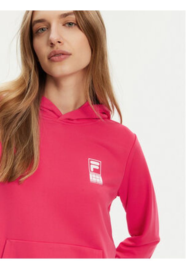 Fila Bluza Lisakovsk FAW1046 Różowy Regular Fit. Kolor: różowy. Materiał: syntetyk