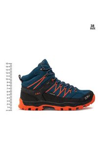 CMP Trekkingi Rigel Mid Trekking Shoes Wp 3Q12944J Granatowy. Kolor: niebieski. Materiał: skóra, zamsz. Sport: turystyka piesza #3