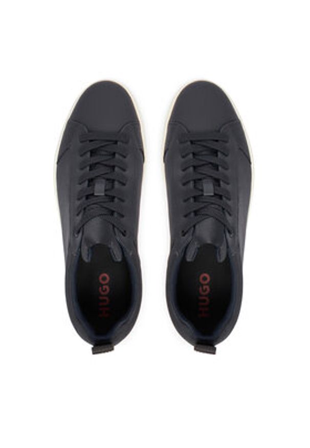 Hugo - HUGO Sneakersy Morrie 50552648 Granatowy. Kolor: niebieski. Materiał: skóra