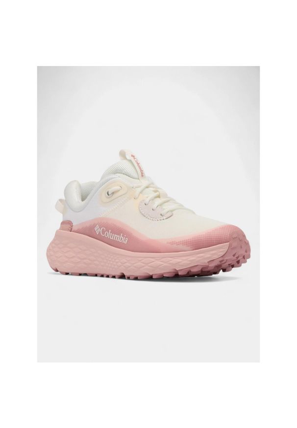 columbia - Niskie buty damskie Columbia TerraStride Crz. Kolor: różowy, biały, wielokolorowy. Sport: turystyka piesza