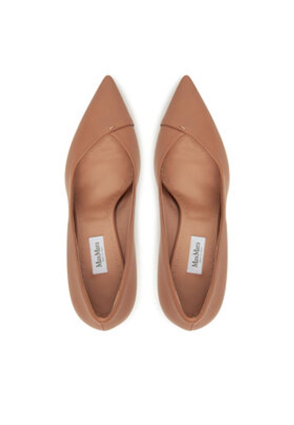 Max Mara Szpilki Phyllis 2524526191600 Różowy. Kolor: różowy. Materiał: skóra. Obcas: na szpilce