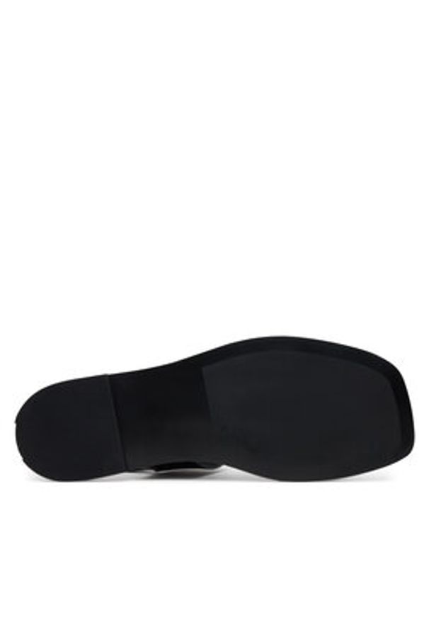 Calvin Klein Sandały Flat Sandal - He HW0HW02377 Czarny. Kolor: czarny. Materiał: skóra