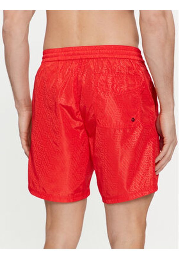 Guess Szorty kąpielowe F4GT05 WG292 Czerwony Regular Fit. Kolor: czerwony. Materiał: syntetyk