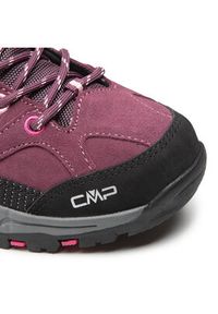 CMP Trekkingi Kids Rigel Mid Trekking Shoe Wp 3Q12944J Bordowy. Kolor: czerwony. Materiał: zamsz, skóra #7