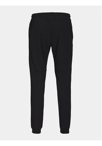 Jack & Jones - Jack&Jones Spodnie dresowe Will 12253727 Czarny Slim Fit. Kolor: czarny. Materiał: syntetyk #8