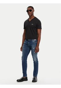 DOLCE & GABBANA - Dolce&Gabbana T-Shirt G8PT2T G7F2I Czarny Regular Fit. Kolor: czarny. Materiał: bawełna #4