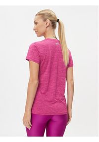 Under Armour T-Shirt Tech Ssv - Twist 1258568 Różowy Loose Fit. Kolor: różowy. Materiał: syntetyk