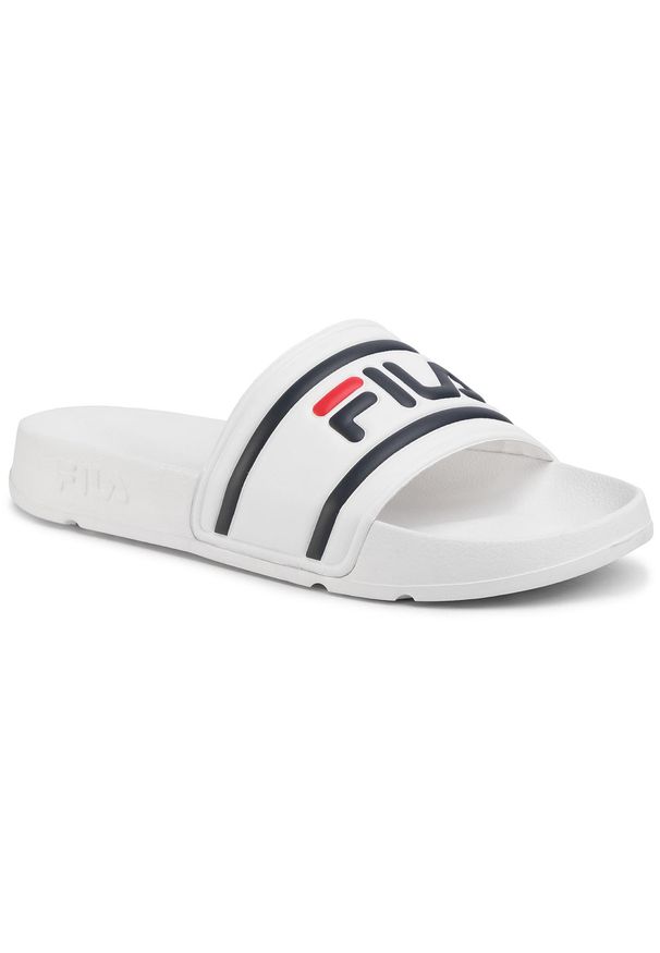 Klapki Fila Morro Bay Slipper 2.0 1010930.1FG White. Kolor: biały. Materiał: skóra