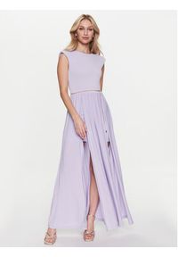 Rinascimento Sukienka koktajlowa CFC0112920003 Fioletowy Regular Fit. Kolor: fioletowy. Materiał: syntetyk. Styl: wizytowy #5