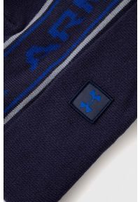 Under Armour czapka kolor granatowy z cienkiej dzianiny. Kolor: niebieski. Materiał: dzianina #3