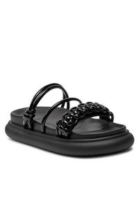 Desigual Klapki 24SSSP03 Czarny. Kolor: czarny. Materiał: skóra #4