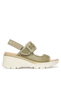 Hispanitas Sandały HV264636 C001 Zielony. Kolor: zielony. Materiał: materiał #1