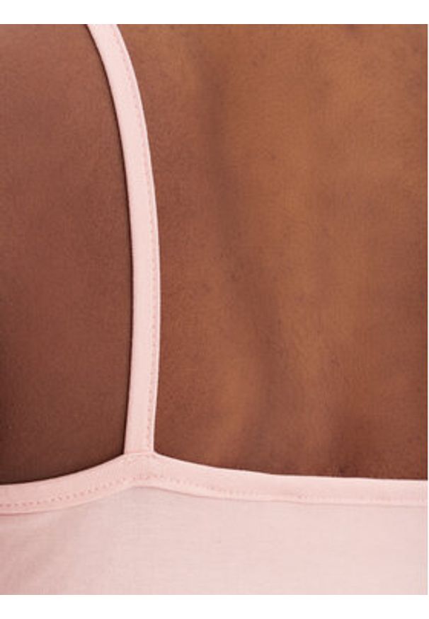 Guess Top E6GP02 J1314 Różowy Regular Fit. Kolor: różowy. Materiał: bawełna