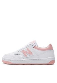 New Balance Sneakersy BB480LOP Biały. Kolor: biały. Materiał: skóra #5