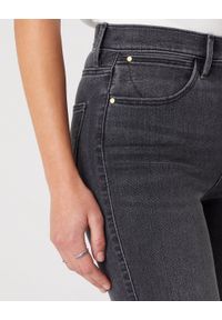 Wrangler - DAMSKIE SPODNIE JEANSOWE WRANGLER HIGH RISE SKINNY SOFT STORM W27H-ZJ-29K